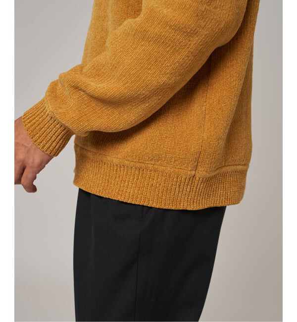 EDIFICE「《追加》シェニール ヤーン クルーネック ニット」|ニット・セーター|
