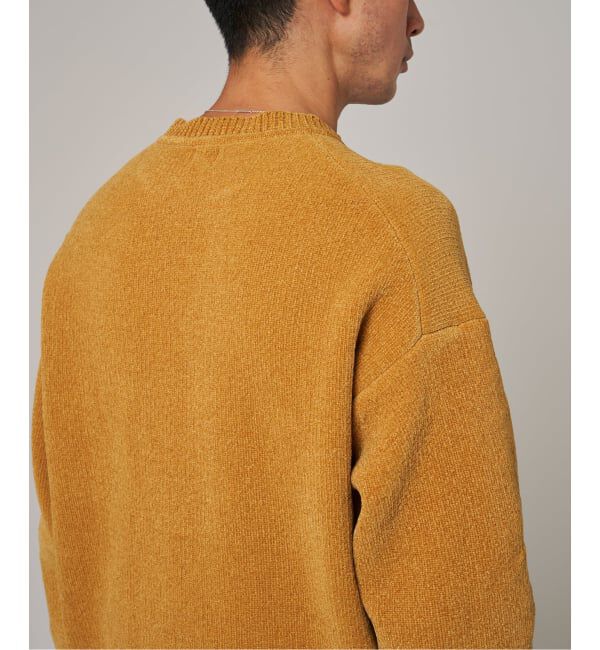 EDIFICE「《追加》シェニール ヤーン クルーネック ニット」|ニット・セーター|