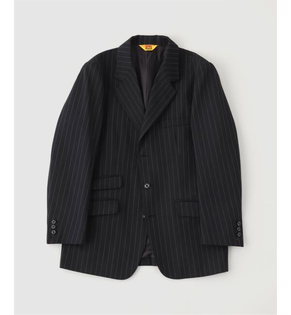 EDIFICE「BEN DAVIS（ベン デイビス）Stripe Tailored Jacket」|その他|ブラック