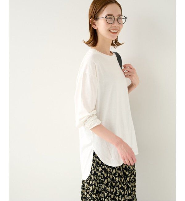 JOURNAL STANDARD relume「《追加》USAコットンロングラウンドプルオーバー」|Tシャツ・カットソー|