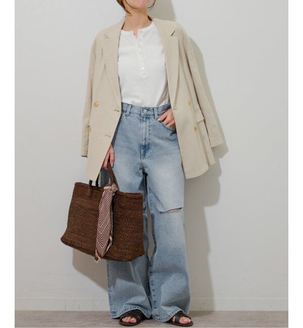 JOURNAL STANDARD relume「ベアテレコ2WAYヘンリーネックプルオーバー」|Tシャツ・カットソー|