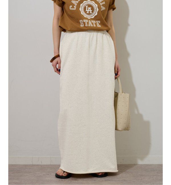 JOURNAL STANDARD relume「《WEB限定追加7》スウェットマキシスカート」|スカート|ナチュラル A