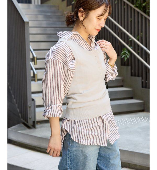 JOURNAL STANDARD「ウォッシャブル2WAYノースリーブプルオーバー」|ニット・セーター|