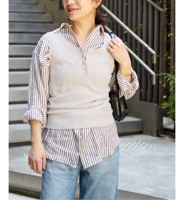 JOURNAL STANDARD「ウォッシャブル2WAYノースリーブプルオーバー」|ニット・セーター|