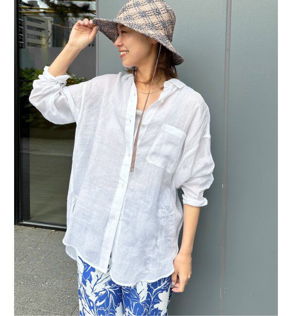 JOURNAL STANDARD relume「《追加2》手洗い可 / ラミーオーバーサイズシャツ」|シャツ・ブラウス|