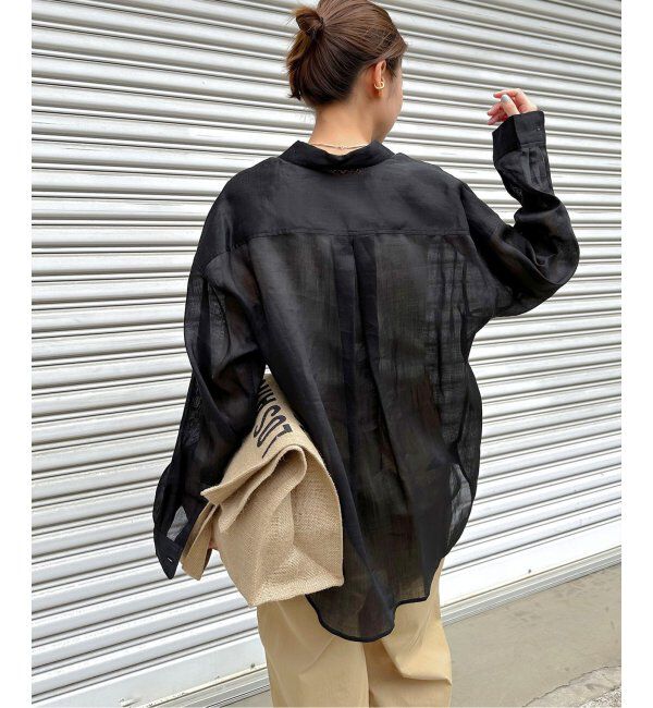 JOURNAL STANDARD relume「《追加2》手洗い可 / ラミーオーバーサイズシャツ」|シャツ・ブラウス|