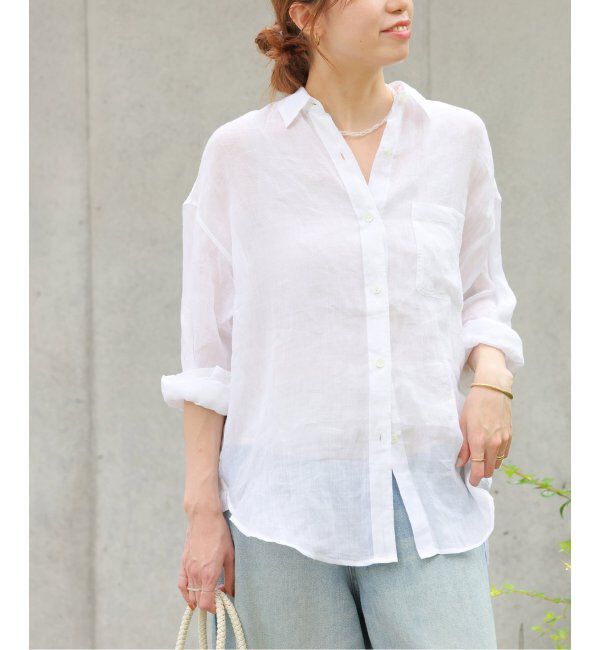 JOURNAL STANDARD relume「《追加2》手洗い可 / ラミーオーバーサイズシャツ」|シャツ・ブラウス|