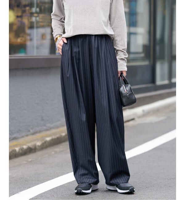 JOURNAL STANDARD relume「ピンストライプカーブイージー」|その他|ネイビー