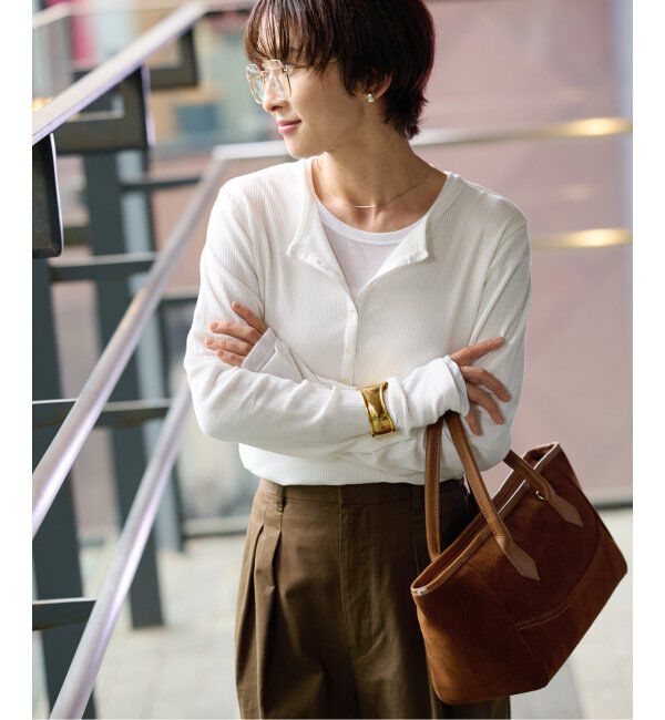 JOURNAL STANDARD relume「ソフトテレコヘンリープルオーバー」|Tシャツ・カットソー|ホワイト