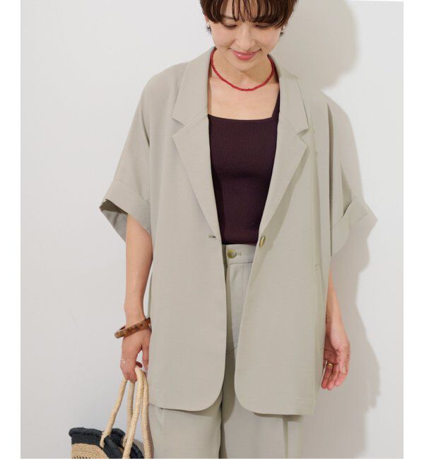 JOURNAL STANDARD relume「【MULTI FUNC+】防シワ / UVカット / 接触冷感 / ドライツイルフレンチジャケット」|テーラードジャケット|