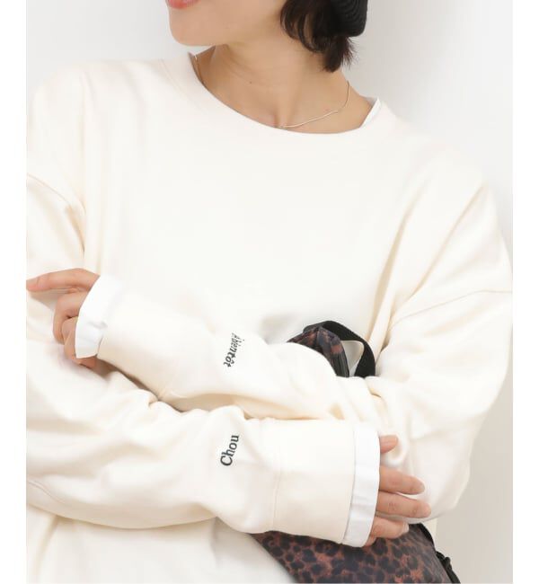 JOURNAL STANDARD relume「《WEB限定》［2枚セット］3WAY刺繍レイヤードスウェット」|スウェット・ジャージ|ナチュラル