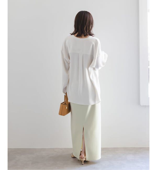 NOBLE「《追加》コンフォートジャージーライクタイトスカート」|スカート|