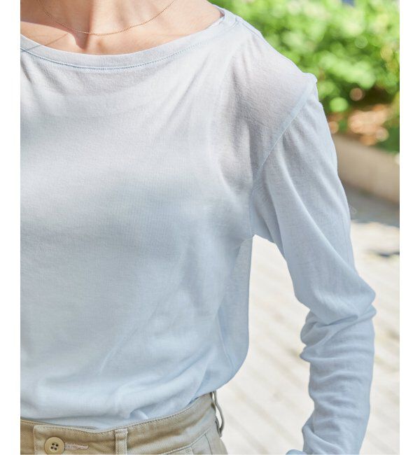 Spick and Span「《追加》シアーボートネックプルオーバー」|Tシャツ・カットソー|