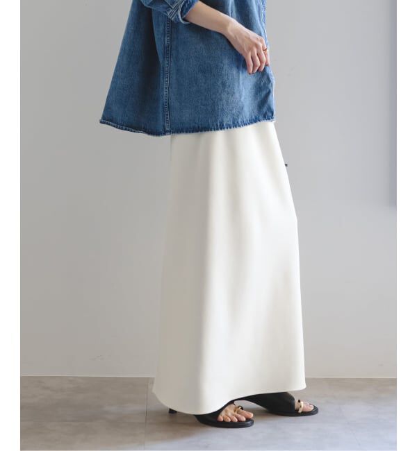 NOBLE「《追加》コンフォートジャージーライクタイトスカート 2」|スカート|