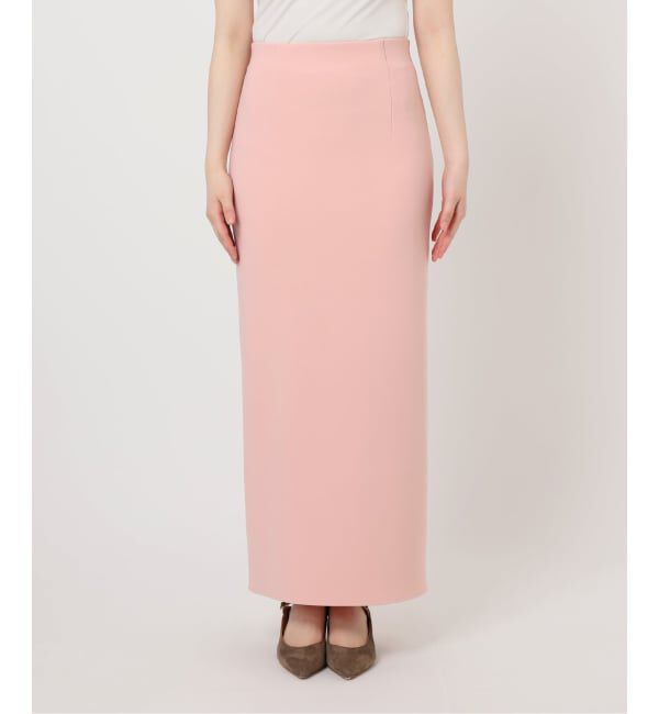 NOBLE「《追加》【洗える】コンフォートジャージーライクタイトスカート 4」|スカート|