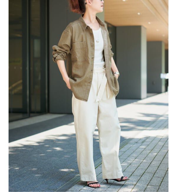 Spick and Span「《追加》ライトオンスデニムシャツ」|シャツ・ブラウス|