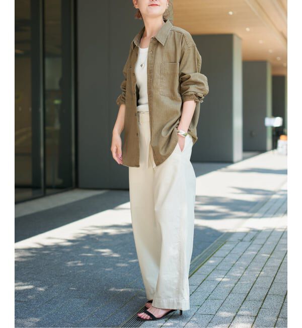 Spick and Span「《追加》ライトオンスデニムシャツ」|シャツ・ブラウス|