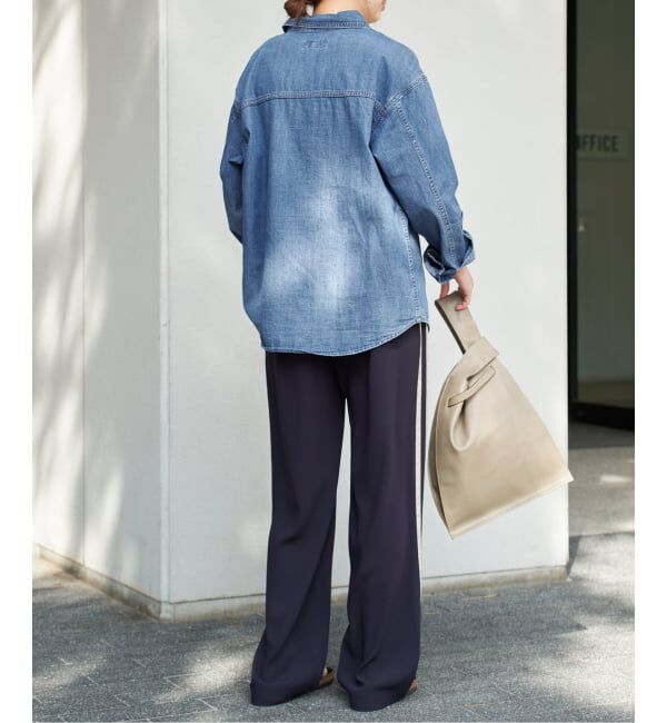 Spick and Span「《追加》ライトオンスデニムシャツ」|シャツ・ブラウス|