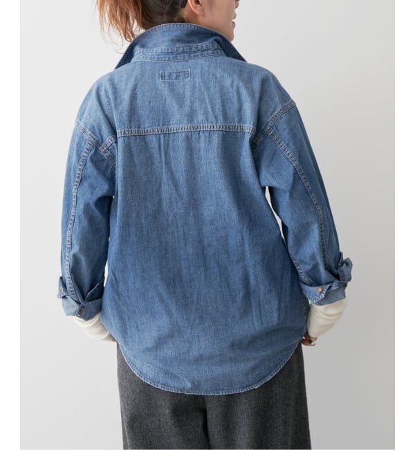 Spick and Span「《追加》ライトオンスデニムシャツ」|シャツ・ブラウス|