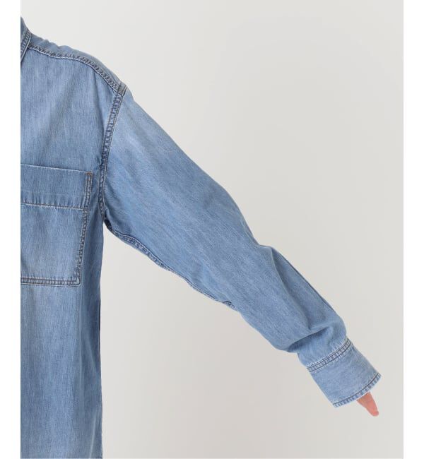 Spick and Span「《追加》ライトオンスデニムシャツ」|シャツ・ブラウス|