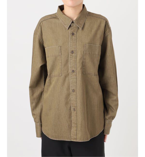 Spick and Span「《追加》ライトオンスデニムシャツ」|シャツ・ブラウス|