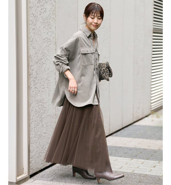 Spick and Span「《追加》チュールスカート」|スカート|