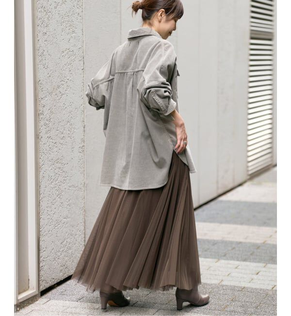 Spick and Span「《追加》チュールスカート」|スカート|