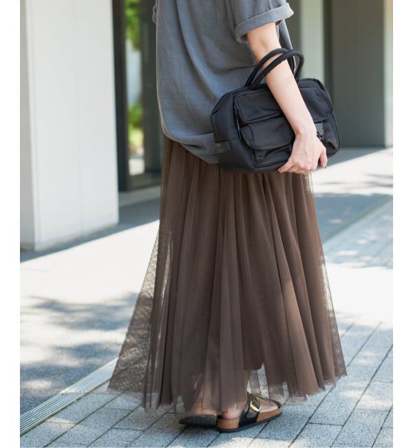 Spick and Span「《追加》チュールスカート」|スカート|