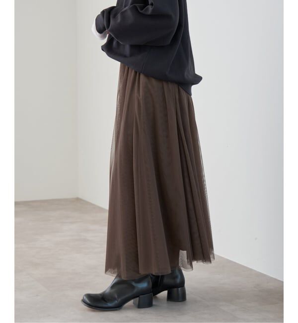 Spick and Span「《追加》チュールスカート」|スカート|