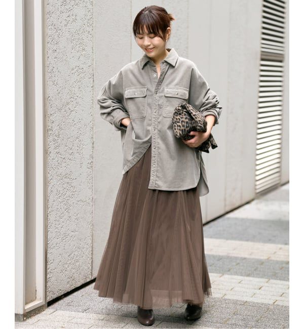 Spick and Span「《追加》チュールスカート」|スカート|