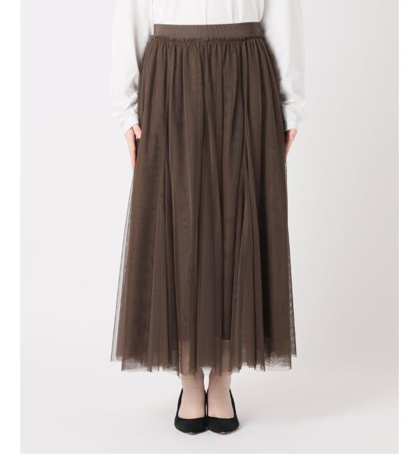 Spick and Span「《追加》チュールスカート」|スカート|