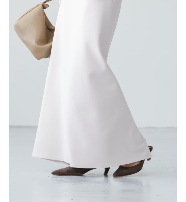 NOBLE「《追加》【洗える】コンフォートジャージーライクタイトスカート 5」|スカート|