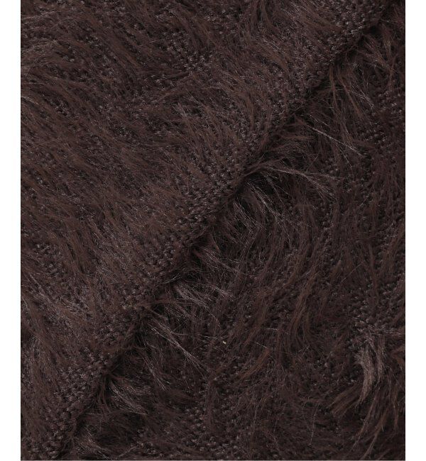 Spick and Span「《追加》手洗い可 / フェザーヤーンハーフスリーブニット」|ニット・セーター|