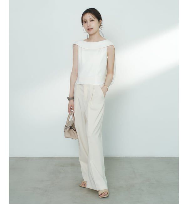 NOBLE「《WEB限定追加》【洗える】バルーンケープブラウス」|シャツ・ブラウス|