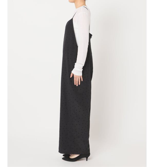 Spick and Span「《WEB限定》フロッキードットキャミサロペット」|オールインワン|