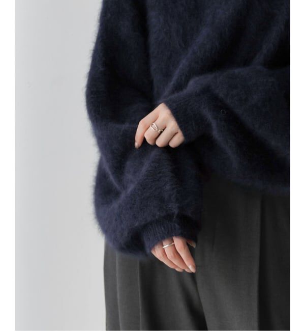NOBLE「《追加》ファーニット2WAYパフスリーブニット」|ニット・セーター|