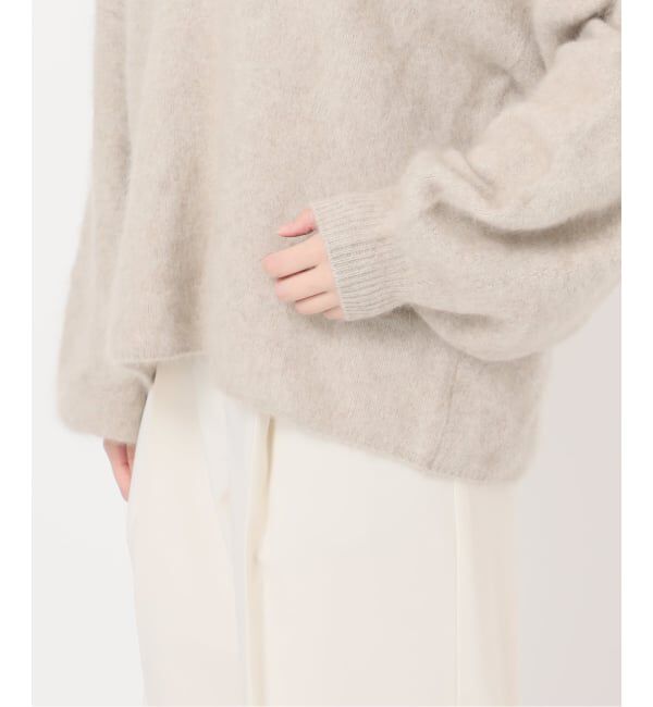 NOBLE「《追加》ファーニット2WAYパフスリーブニット」|ニット・セーター|