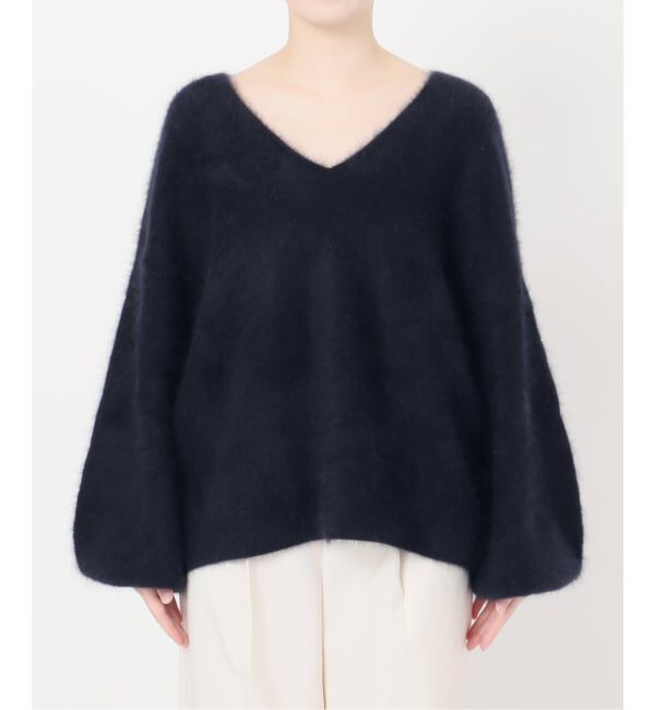 NOBLE「《追加》ファーニット2WAYパフスリーブニット」|ニット・セーター|