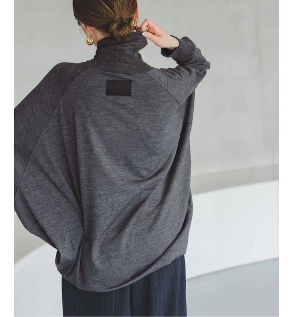 NOBLE「COG THE BIGSMOKE/コグザビッグスモーク MATILDA POLLO NECK ABANICOS TOP」|Tシャツ・カットソー|グレー