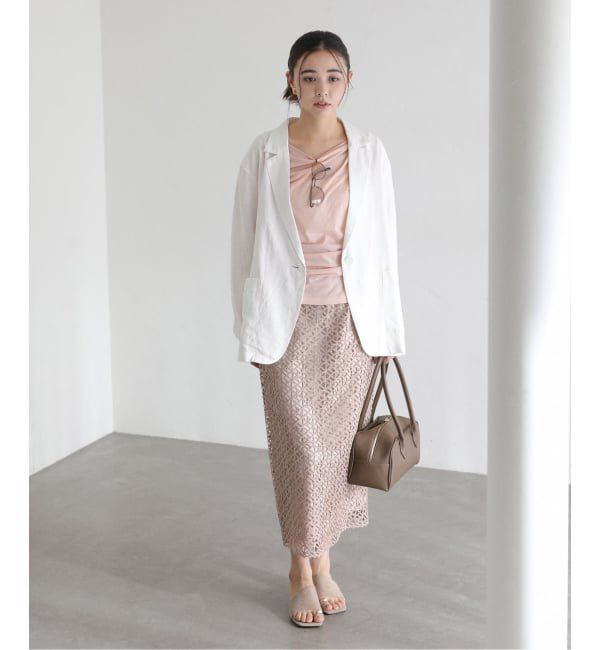  「《予約》【洗える】ドレープシアーカットソー」|Tシャツ・カットソー|