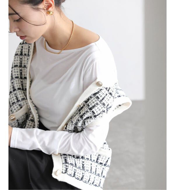  「《予約》【洗える】ドレープシアーカットソー」|Tシャツ・カットソー|