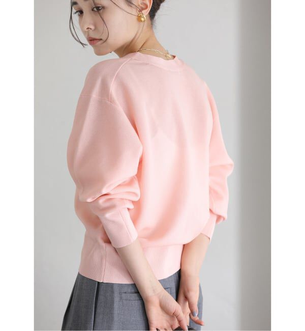  「《予約》【洗える】接結シアーVカーディガン」|カーディガン|