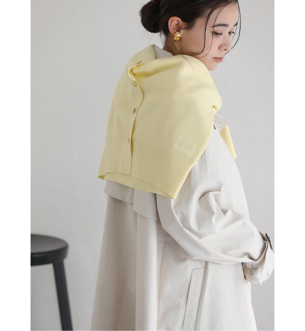  「《予約》【洗える】接結シアーVカーディガン」|カーディガン|