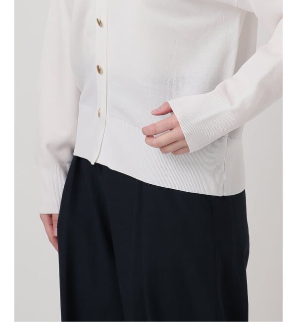  「《予約》【洗える】接結シアーVカーディガン」|カーディガン|