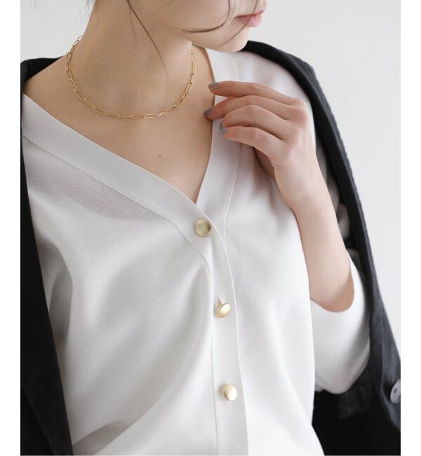  「《予約》【洗える】接結シアーVカーディガン」|カーディガン|