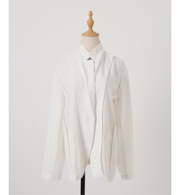  「《予約》【洗える】ウォッシャブルリネン混ジャケット」|テーラードジャケット|