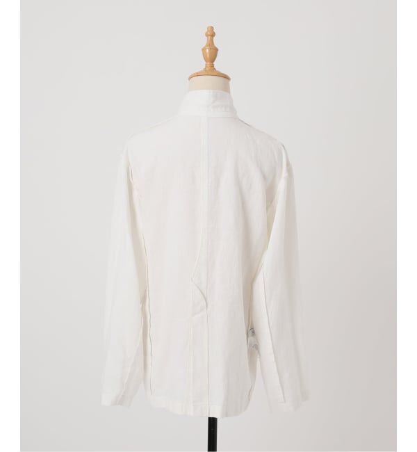  「《予約》【洗える】ウォッシャブルリネン混ジャケット」|テーラードジャケット|