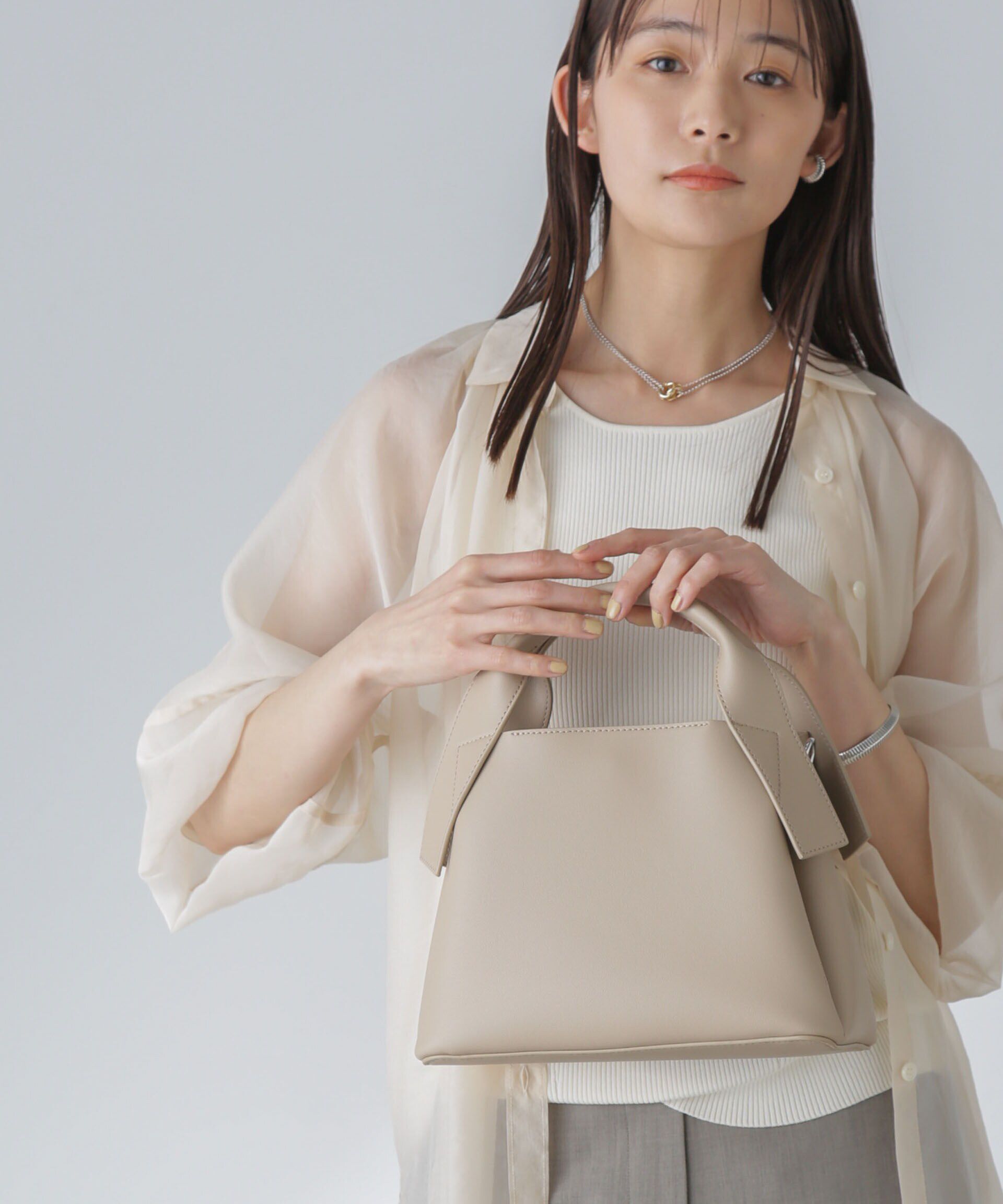 nano･universe「WEB限定/アウトハンドルデザイントートバッグ」|ショルダー・メッセンジャー|