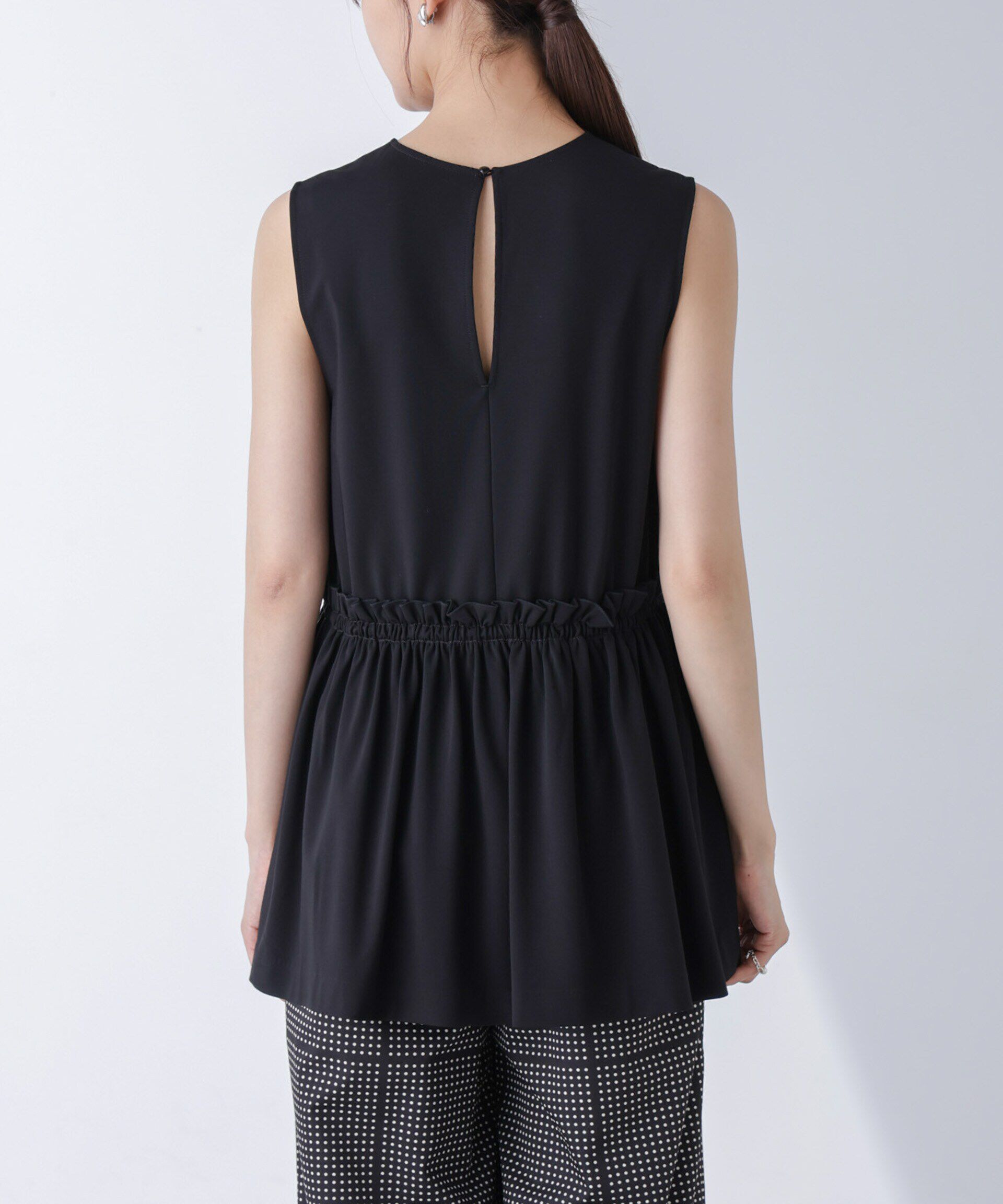 nano･universe「AtPARK＆DAILYWEAR/サイドドロストトップス（セットアップ可）」|Tシャツ・カットソー|