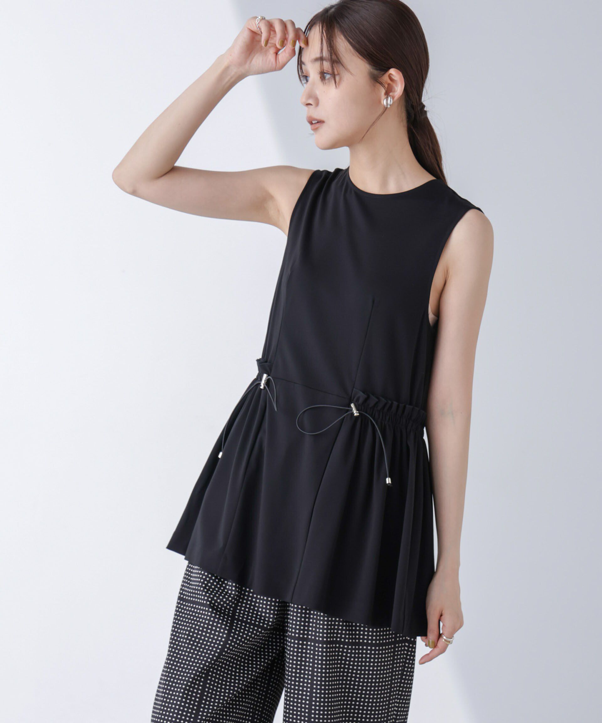 nano･universe「AtPARK＆DAILYWEAR/サイドドロストトップス（セットアップ可）」|Tシャツ・カットソー|